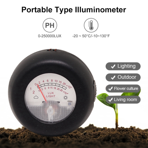 2 in 1 Illuminometers & Thermometer METER LUX Pointer Type Luxmeter Luminance Temperature Test 2