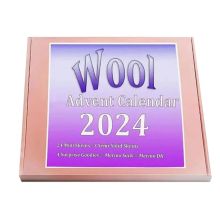 Advent Countdown Knitting Theme Calendar 2024 Christmas Wool Family Interaction Crocheting