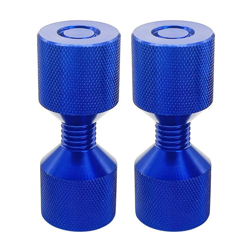 Two Hole Pins Set 1-1/8Inch Aluminum 6061 2 Flange Alignment Pin,Two Aligner Blue 4851045591345