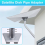 Roof Mount Plate Pole Base Satellite Antennae Wall Mounted Antenna Pipe Adapter Support 6
