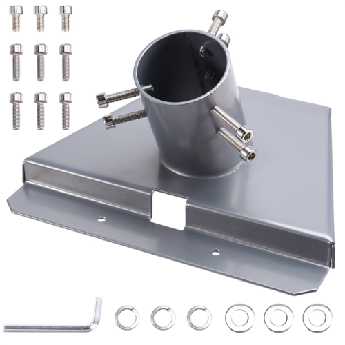 Roof Mount Plate Pole Base Satellite Antennae Wall Mounted Antenna Pipe Adapter Support 2