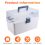 Portable Multifunctional Tool Box Hardware Storage Large Capacity Electrician Maintenance Toolbox Sorting 9