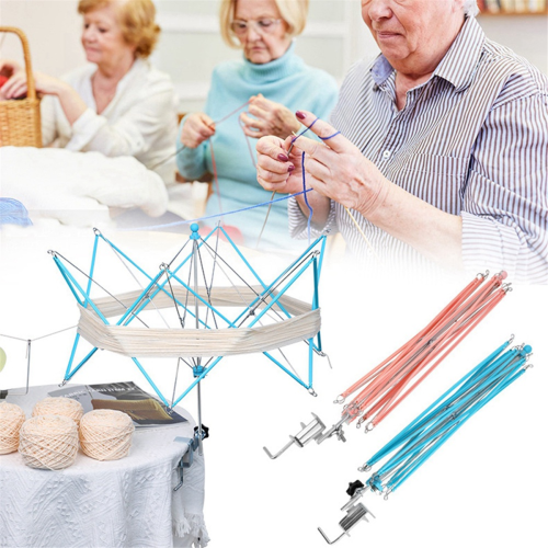 Yarn Thread Fiber String Wool Winder Holder Umbrella Knitting Operated Swift Craft for Patchwork Sewing DIYAccessories,A 2