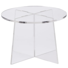 Acrylic Planter Stand for Indoor Plant Desktop Round Flower Pots Display Holder Shelf Outdoor