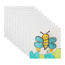 Magic Foam Texture Paper, White Cellulose Card Drawing Paper for DIY Art KidsCraft Supplies