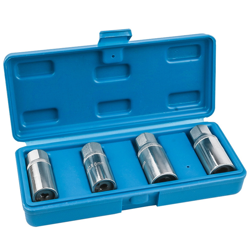 4Pcs Stud Extractor Set Broken Removal Socket Metric Remover Tool Drive Nut Puller 4851045503300