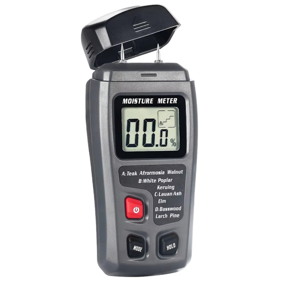 Emt10 Hygrometer Accurate Large Lcd Display Wood Moisture Tester Digital Wall Detector Meter 4851045503409