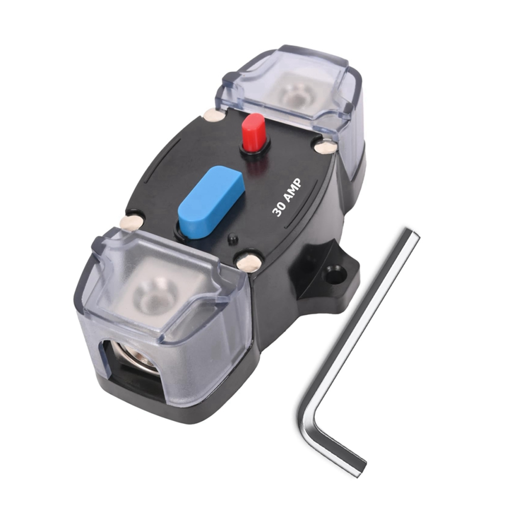 30 Amp Circuit Breaker Resettable High With Manual Reset Button, Automatic 4851045503157