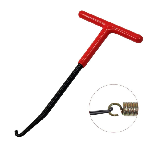 2 Pcs Exhaust Pipe Spring Disassembly Puller Motorcycle Modified T-Type Hook Steel Tool 2