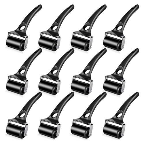 12pcs Rubber Roller Tools for Printing Offset Ink Block PaperCraft Pressing Wallpaper Stamping Scrapbook