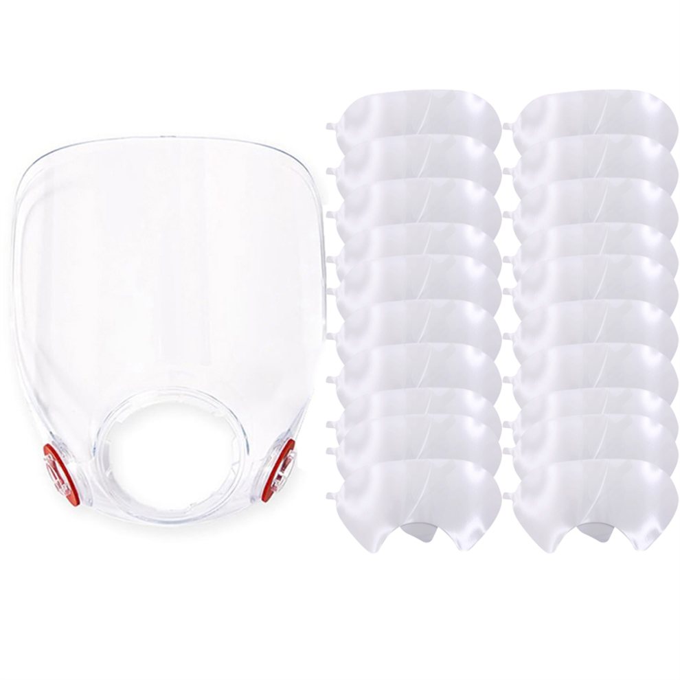 Replacement Parts Lens Assembly And 20 Packs 6885 Cover For 6885, 6000, 6700, 6800, 6900 Series Respirator Mask 4851045509104
