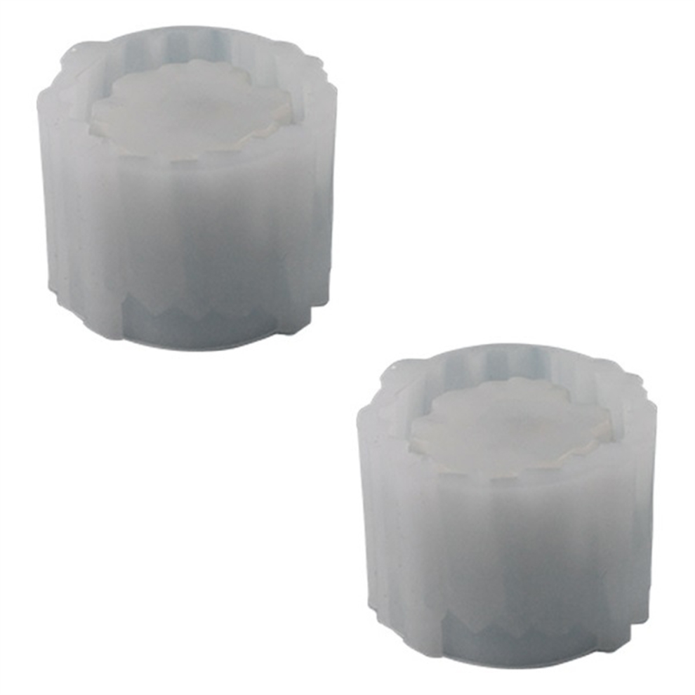 Saudism Diy Glue Mold Crystal Candle Holder Cement Silicone Aromatherapy Ornament Plaster