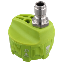 High Pressure Washer Nozzle Adjustable Cleaning Nozzles Hose Quick Connect Male Adapter Green
