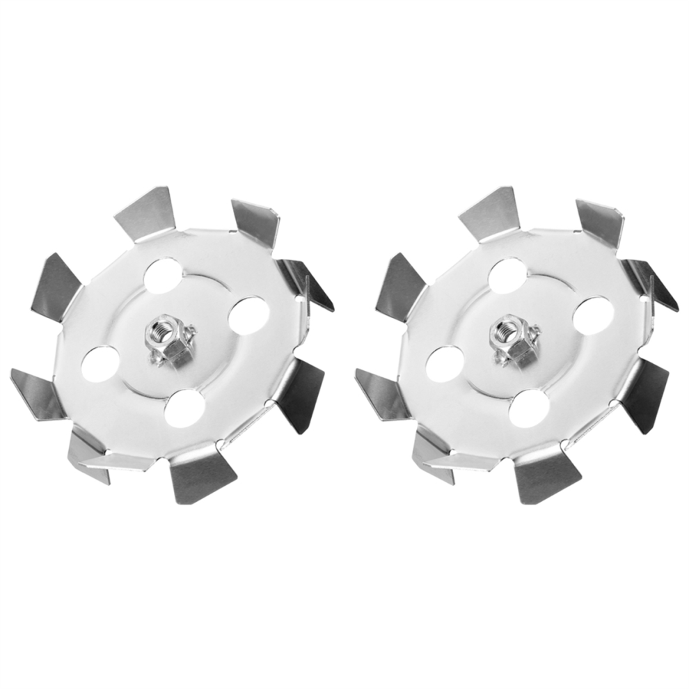 2Pcs Impeller Mixing Attachment Electric Drill Rod Cement Stick Mixer 4851045509531