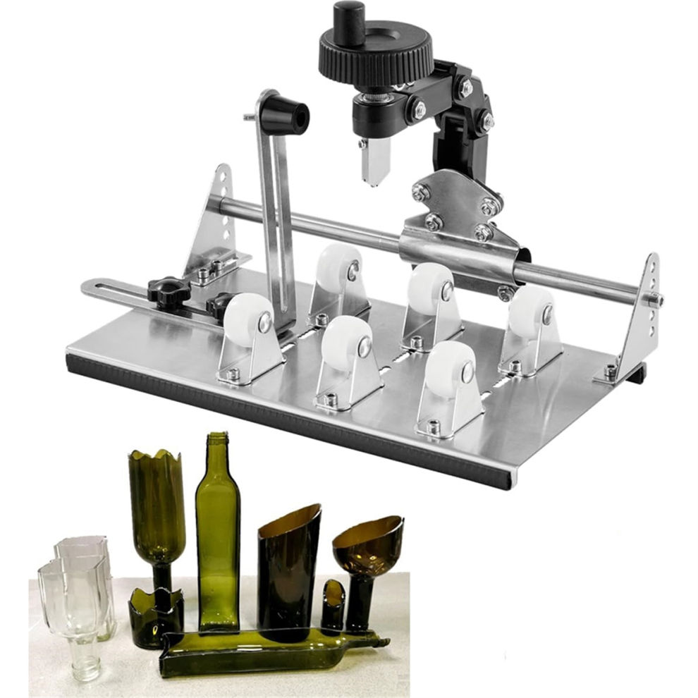 Glass Bottle Cutter Kit, Diy Precision For Square, Round And Irregular Bottles, Cutting Tool Kit 4851045509739