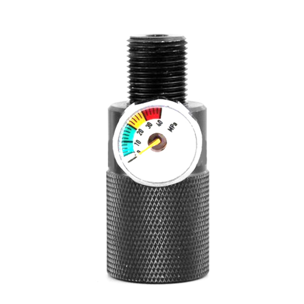 High Pressure Gas Bottle Valve Adapter Inflatable Gauge Double-Hole 4851045508329