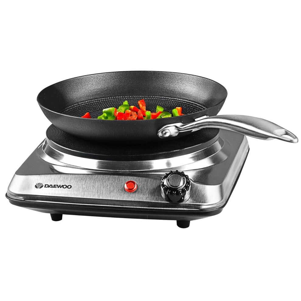Daewoo Single Induction Hob Hot Plate Stainess Steel Free Standing Counter Top