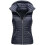 (M, BLUE) "Vest Jacket Cotton Women's Sleeveless Cotton Jacket" 1