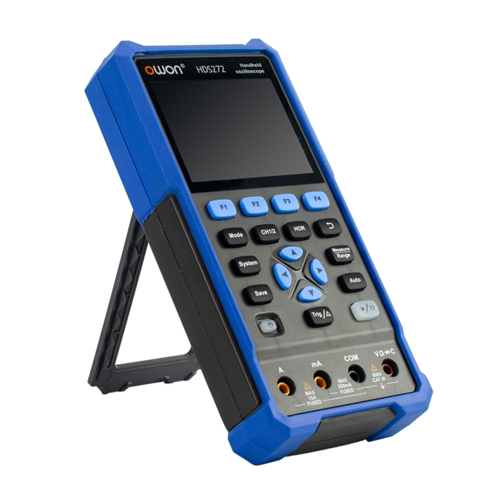 Hds272 Digital Oscill+Meter Usb 2Channels 40Mhz 70Mhz Bandwidth Tester Meter Hand Oscilloscope Battery Usb Rechargeable(Eu) 4851045517741