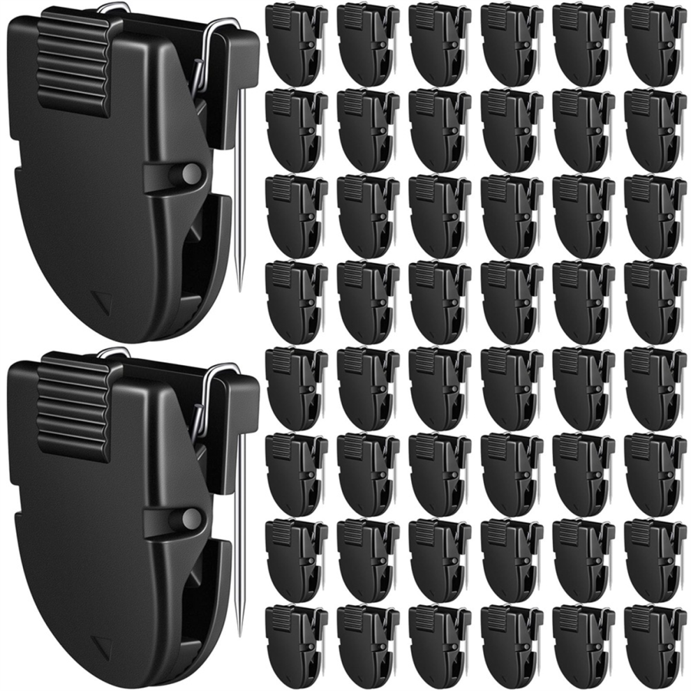 50 Pcs Cubicle Clips Fabric Panel Accessories Partition Wall Clip Photos For Notes Memos 4851045521205