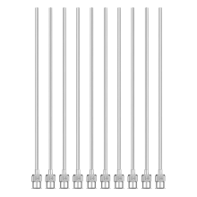 10 Pcs Blunt Tip Dispensing Needles 4 Inch, 12 Gauge Stainless Steel Fluid Applicator 14G
