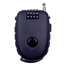 Cable Combination Padlock, Ski Lock, Stroller 90cm / 2.4mm (Diameter) Steel Retractable
