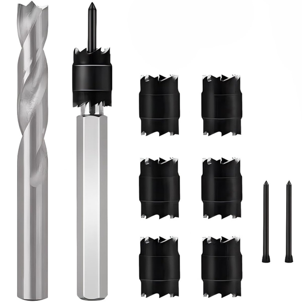 10Pcs Spot Weld Cutter Sets Double Sided, 3/8In & 5/16In Hss Rotary Remover Drill For Power 4851045516539