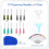 Pottery Tools Supplies Ceramic Precision Applicator Tip 3oz Clay Tool Set for Glaze A 5