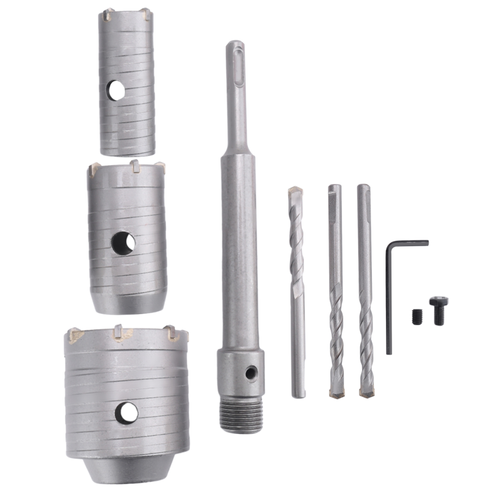 Sds Plus Electric Drill Bit Wall Hole Opener Suit Hollow Brick Concrete Air Conditioning Water Pipe Driller 4851045516621