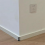 10PC Skiffers Baseboard Corner Protectors,Solid Brass Skirting Board Protectors,Baseboard Protectors Black 8