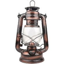 LED Camping Lantern - Retro Design - Dimmable - Requires 4 AA Batteries - 24.5cm - Warm White, One Piece