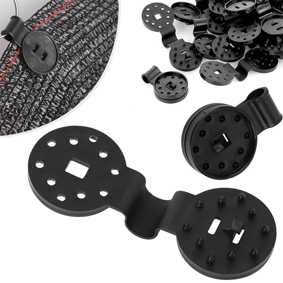 Tarp Clips Lock Grip, Shade Cloth Plastic for ,NoNeed to Worry About Falling Off Due Strong Wind B-image-OPC-PJ8CM7Z-NEW