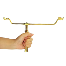 Copper Dowsing Rods Divining Rod,Solid and Brass Dragon Seeking Tools for Detect Gold, Water Witching