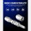 2pcs Hydraulic Hose Repair Kit, Reusable, 2-Wire Reusable Fitting 1/4Inch 3