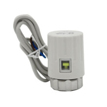 230V Normally Open Actuator Driven Head, M30 X 1.5mm Electric Floor Heating TRV Constant Temperature Radiator
