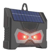 Solar Ultrasonic Animal Repeller Deer Deterrent Devices with LED Flashing Light Waterproof