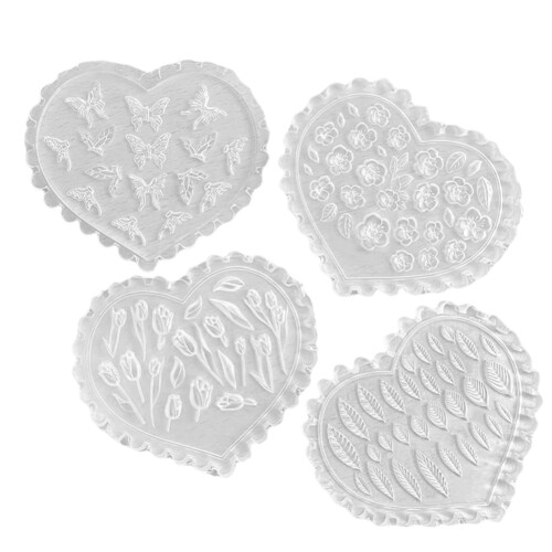 Spring Polymer Clay Molds,Polymer Silicone Molds,Flower Molds,Earring Molds for 4PCS