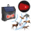 Solar Ultrasonic Animal Repeller Deer Deterrent Devices with LED Flashing Light Waterproof 7
