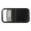 900x500mmm Sliding Rounded Window Black Aluminum 7