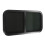 900x500mmm Sliding Rounded Window Black Aluminum 9