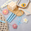 36Pcs Hook Set,Knitting Crochet Needle Plastic Sewing Needles for Knitting Looms Boards A 6