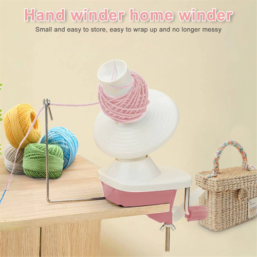 Yarn Ball Winder Manual Effortless Spinner Portable Roller for Crocheting Knitting Tool 2