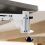 2pcs White Foldable Desk Extender Clamp Computer Keyboard Tray for Home / Office DIY Wooden Board 4