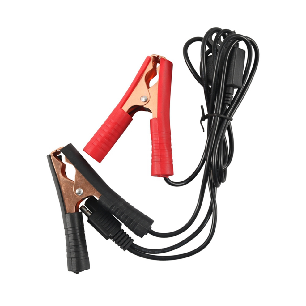 14Awg To Sae Alligator Clip Battery Extension Charging Cable Charger Accessory Combo 4851045540190