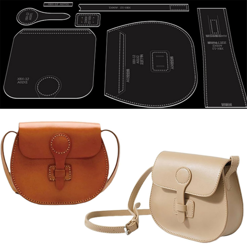Leather Pattern Template, Craft Acrylic Patterns, Bag Patterns Templates 2