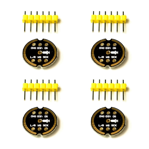 INMP441 Omnidirectional Microphone Module MEMS High Precision Low Power Consumption I2S Interface for ESP32 (4PCS) 1