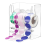 Adjustable Label Dispenser Acrylic Sticker Roll Holder Clear Holders 4 Disks 2