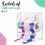 Adjustable Label Dispenser Acrylic Sticker Roll Holder Clear Holders 4 Disks 6