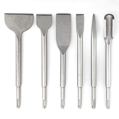 250mm Chisel Set SDS Plus Shank Electric Hammer Drill Bit Point Groove Flat Masonry Tools for Concrete Brick Wall 1