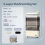 Turtle Tank Waterfall Filter Low Water Suction Purification Recirculating Box Fecal Clean Up 3